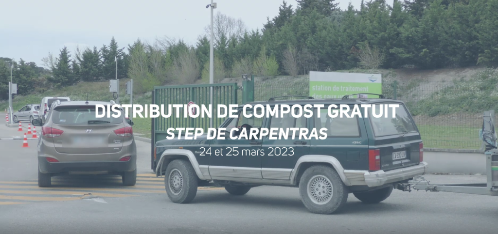 Distribution de compost gratuit à la STEP de Carpentras - FILM