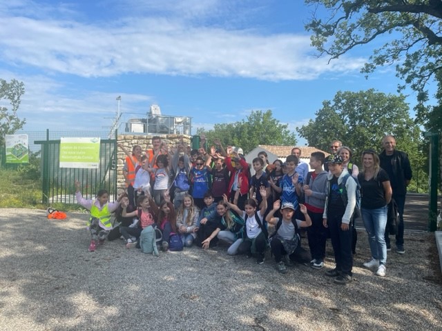 Découverte du sentier de la Biodiversité par les CM2 de l'école de Malemort du Comtat