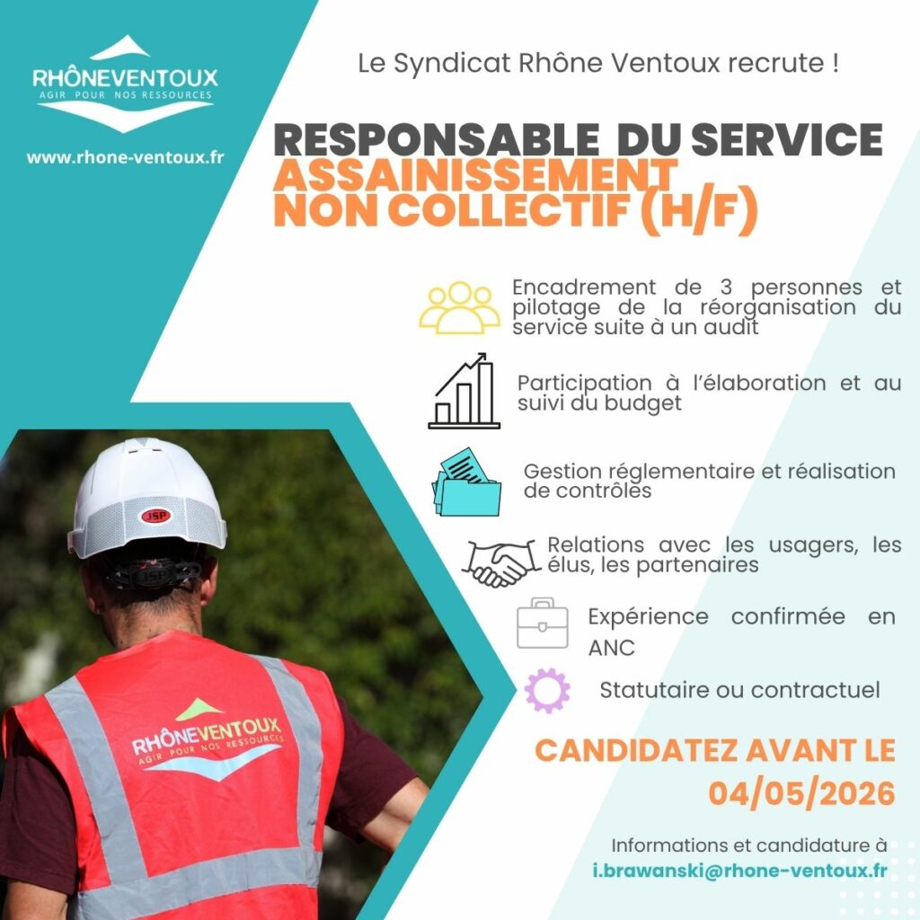 Recrutement responsable du service ANC